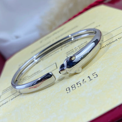 [Shinejoy]PANTHERE SILVER OPEN BRACELET