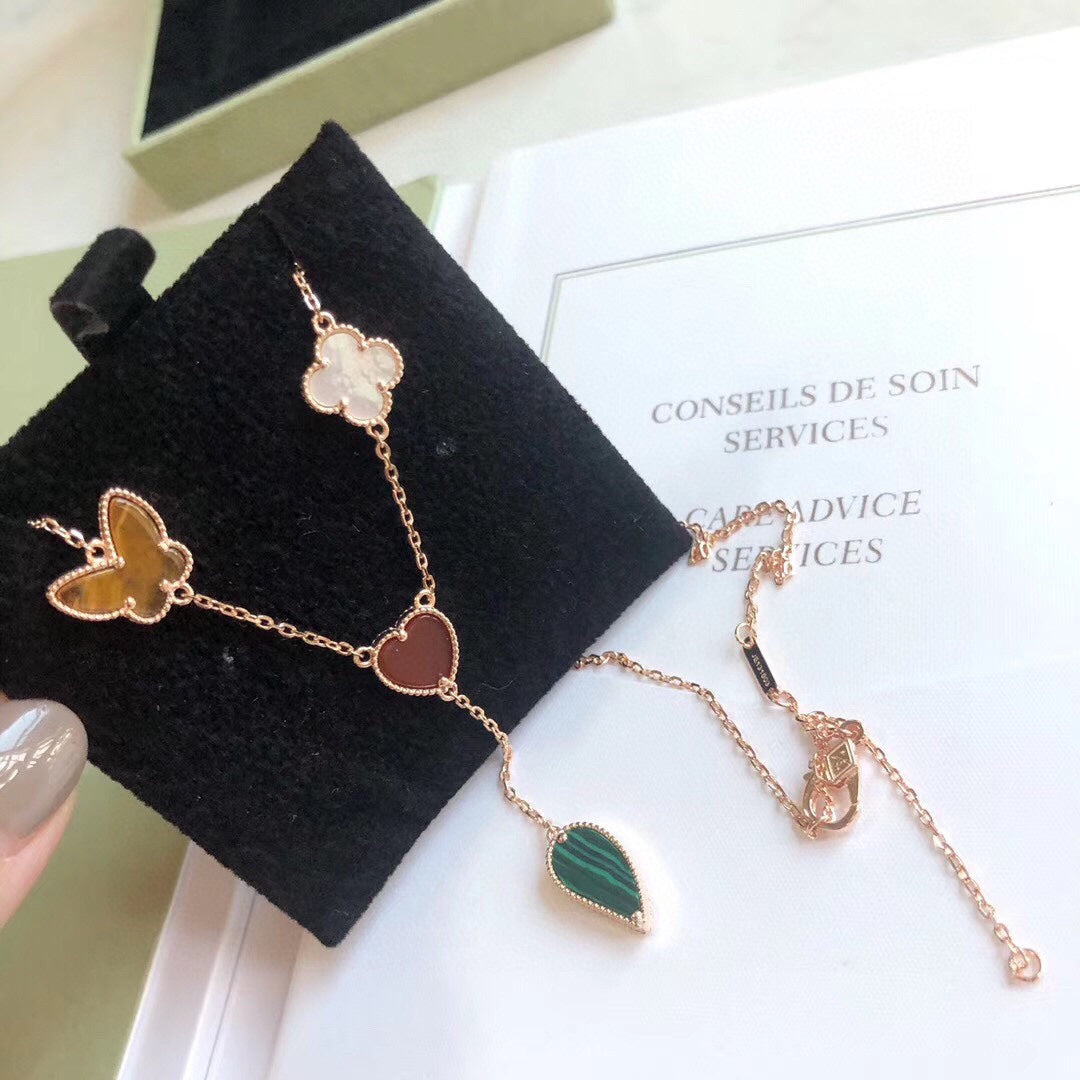 [Shinejoy]LUCKY SPRING 4 MOTIFS Shinejoy GOLD NECKLACE