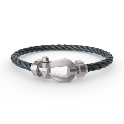 [Shinejoy]FORCE LARGE HORSESHOE NO DIAMOND BRACELET SILVER