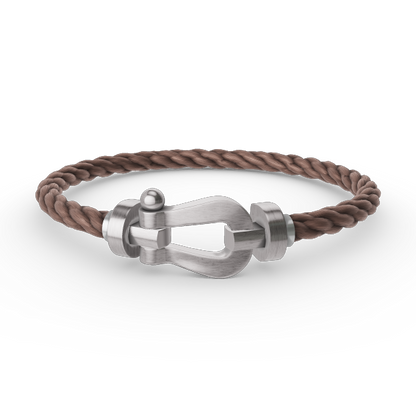 [Shinejoy]FORCE LARGE HORSESHOE NO DIAMOND BRACELET SILVER