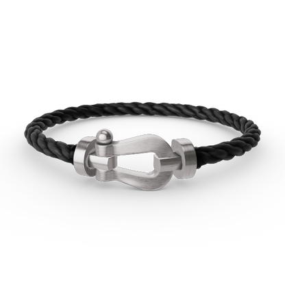 [Shinejoy]FORCE LARGE HORSESHOE NO DIAMOND BRACELET SILVER