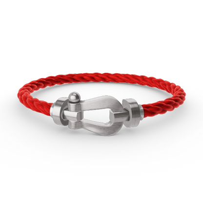 [Shinejoy]FORCE LARGE HORSESHOE NO DIAMOND BRACELET SILVER