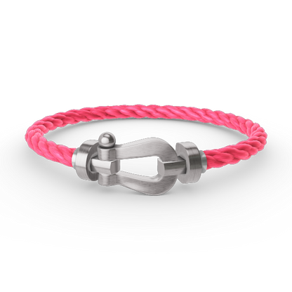 [Shinejoy]FORCE LARGE HORSESHOE NO DIAMOND BRACELET SILVER