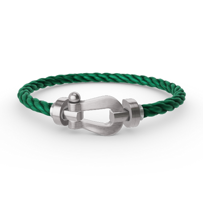 [Shinejoy]FORCE LARGE HORSESHOE NO DIAMOND BRACELET SILVER