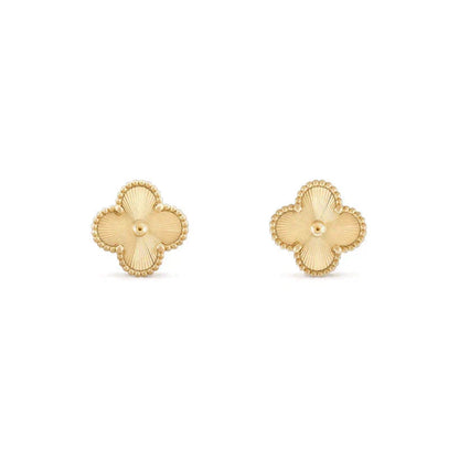 [Shinejoy]CLOVER MEDIUM 1 MOTIFS LASER EARRINGS