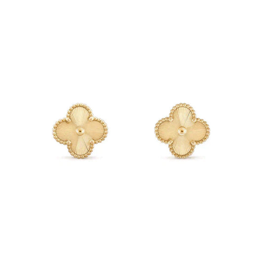 [Shinejoy]CLOVER MEDIUM 1 MOTIFS LASER EARRINGS