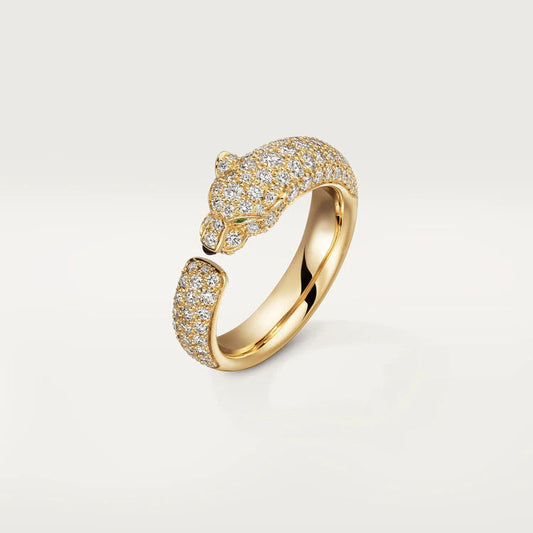 [Shinejoy]PANTHERE PINK GOLD DIAMOND RING