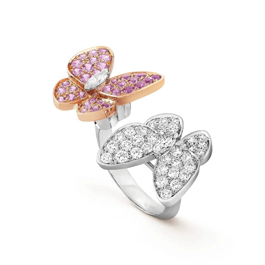 [Shinejoy]TWIN BUTTERFLY DIAMOND RING